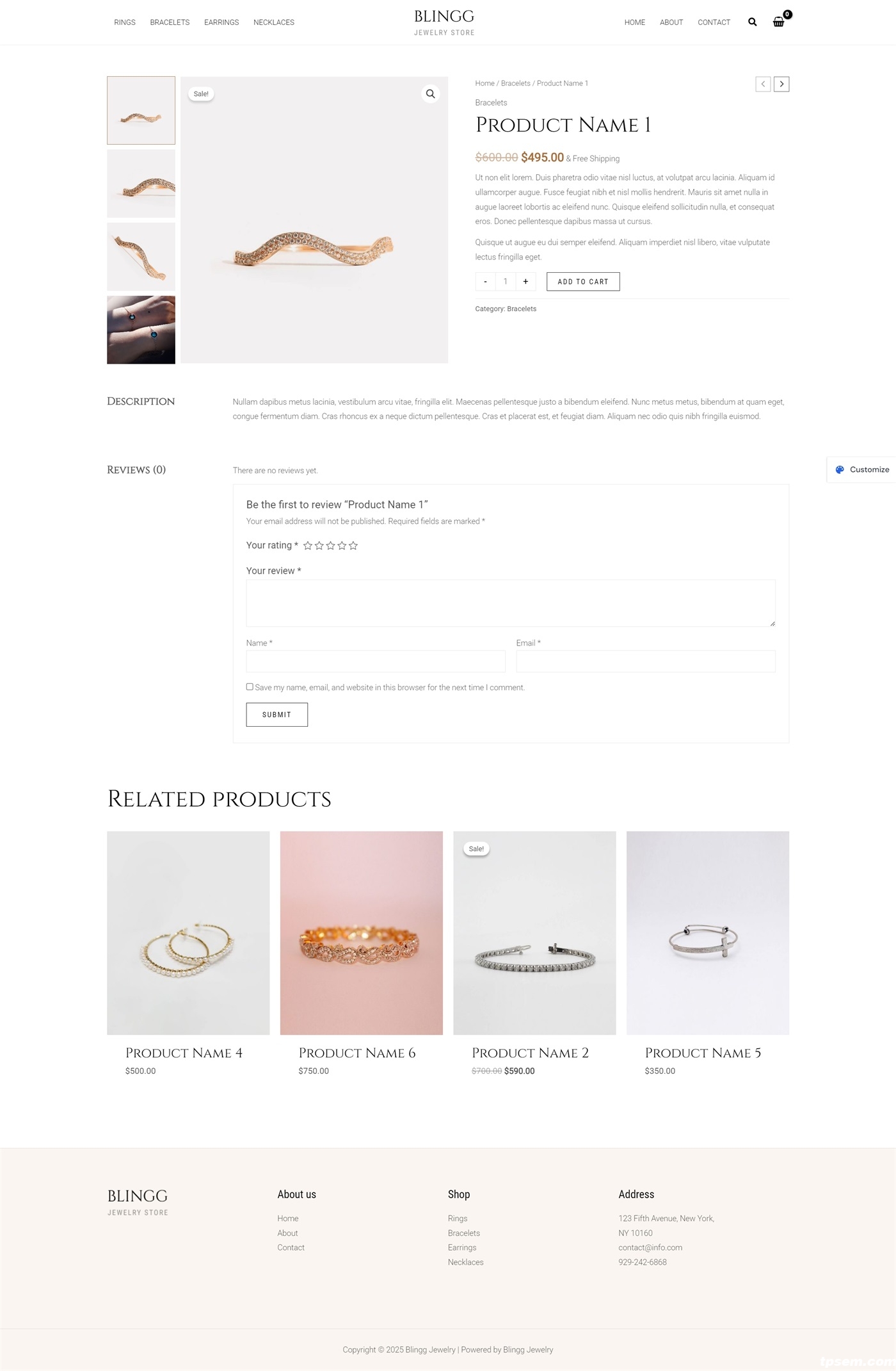 Product Name 1 - Blingg Jewelry